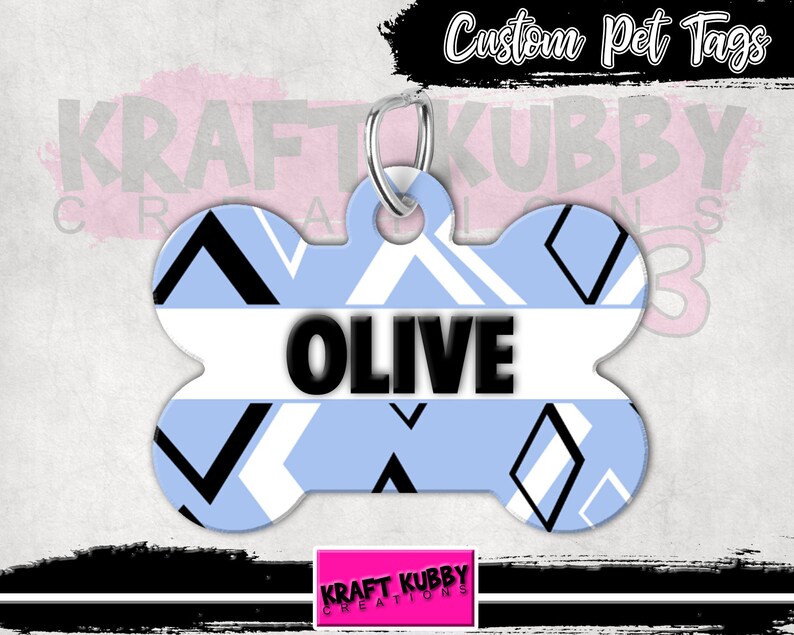 DIGITAL BUNDLE 20 Sublimation Dog Bone Tag Designs Pet Tag Etsy