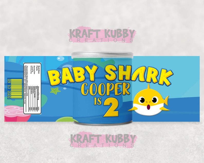 Party Templates DIGITAL OR PRINTED Party Treats Custom Canned Chips Labels Party Favors Personalized Pringles Can Labels