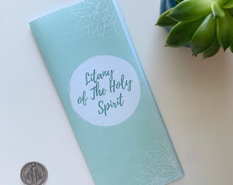 Litany of the Holy Spirit | Catholic Prayer Card | Great Gift for Confirmation, RCIA, First Holy Communion, Mother's Day | Digital Download