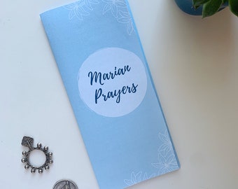 Hail Mary, The Memorare, The Angelus, and Hail Holy Queen Prayers | Catholic Prayer Card | RCIA or Confirmation Gift | Digital Download