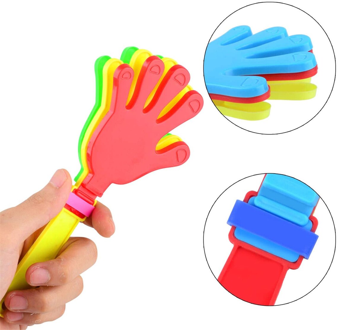 40 Pieces Plastic Hand Clappers Noise Makers Noisemaker Game Etsy