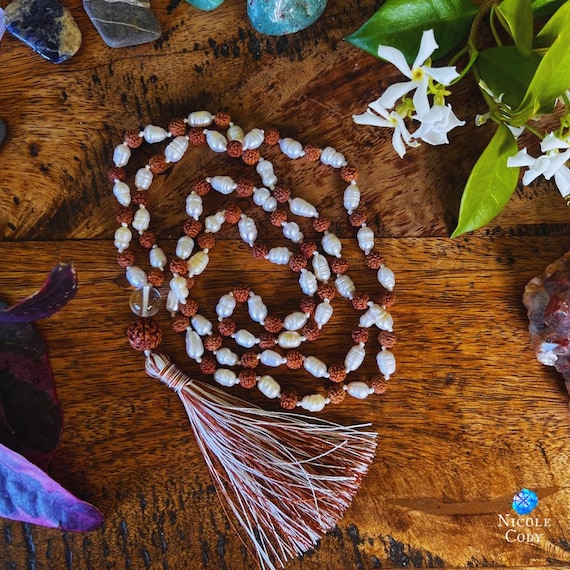 The BLESSINGS Mala 108 Bead Ethically Sourced Crystal Meditation