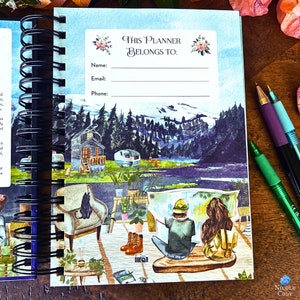 The Journeymaker's Planner 2024 von Nicole Cody, Self Care Planner, Intuition Workbook, Mindfulness Diary, Tarot und Orakel Card Journal Bild 3