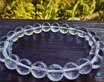 Clear Quartz Crystal Bracelet