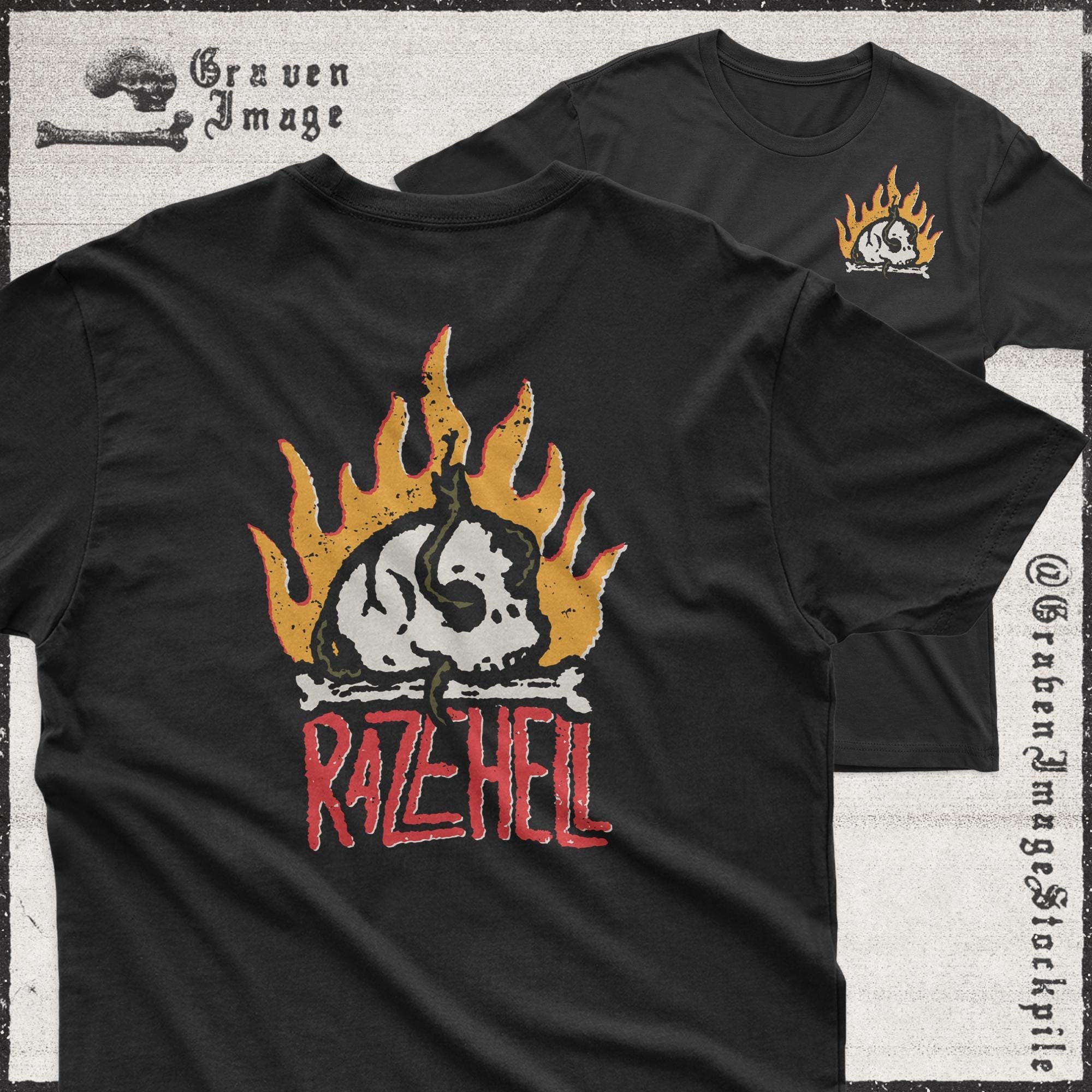 Hell Fire Tshirt - Etsy
