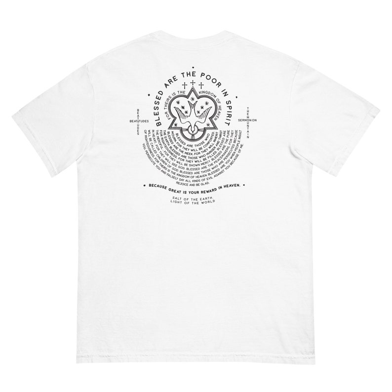 THE BEATITUDES (front & Back Print) - Etsy