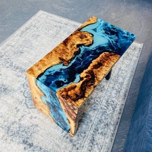 Acrylic waterfall coffee table top