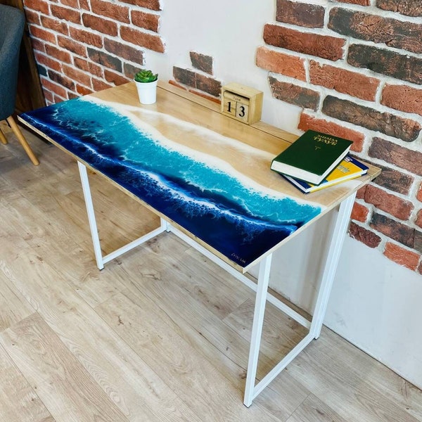 Epoxy Office Desk Etsy