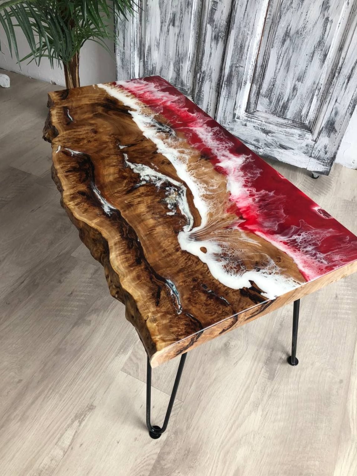 Epoxy Resin Tisch Custom Couchtisch Ozean Epoxy Resin Etsy