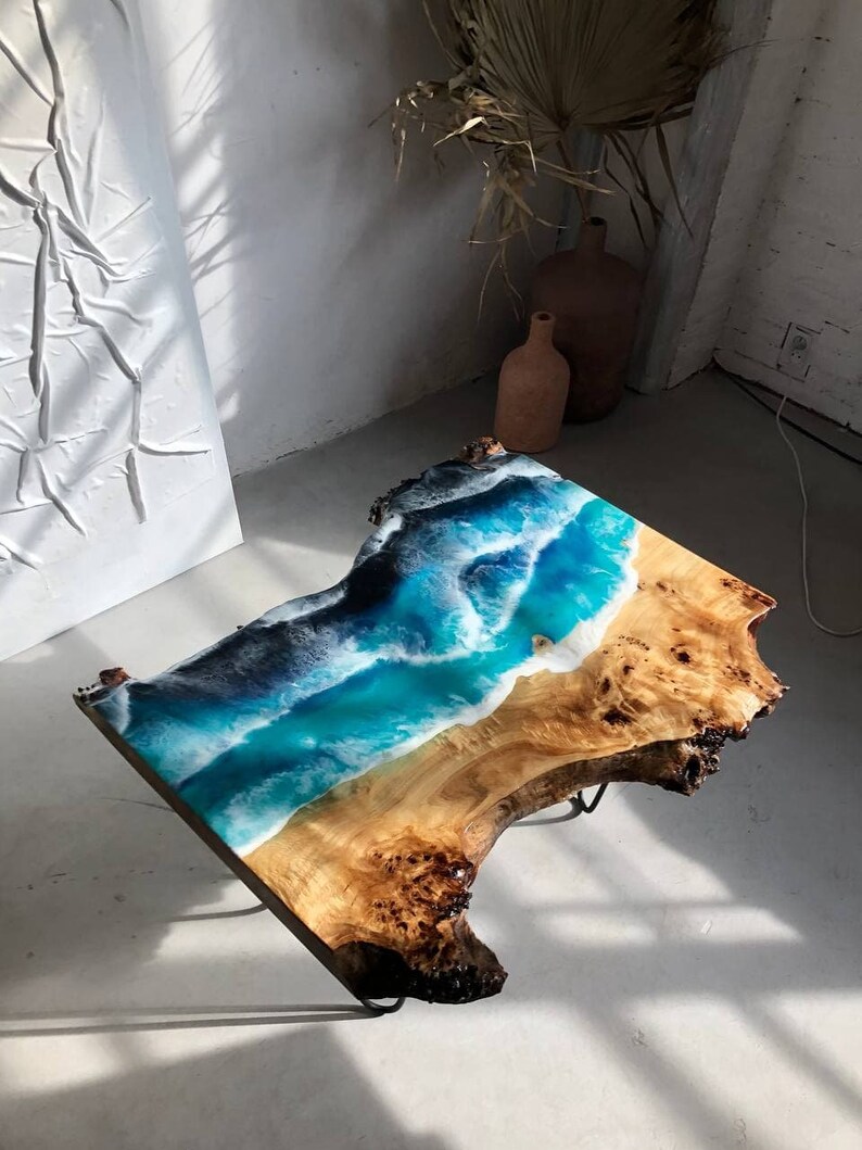 Dining Table Epoxy Furniture Epoxy Resin Home Decor Epoxy Etsy