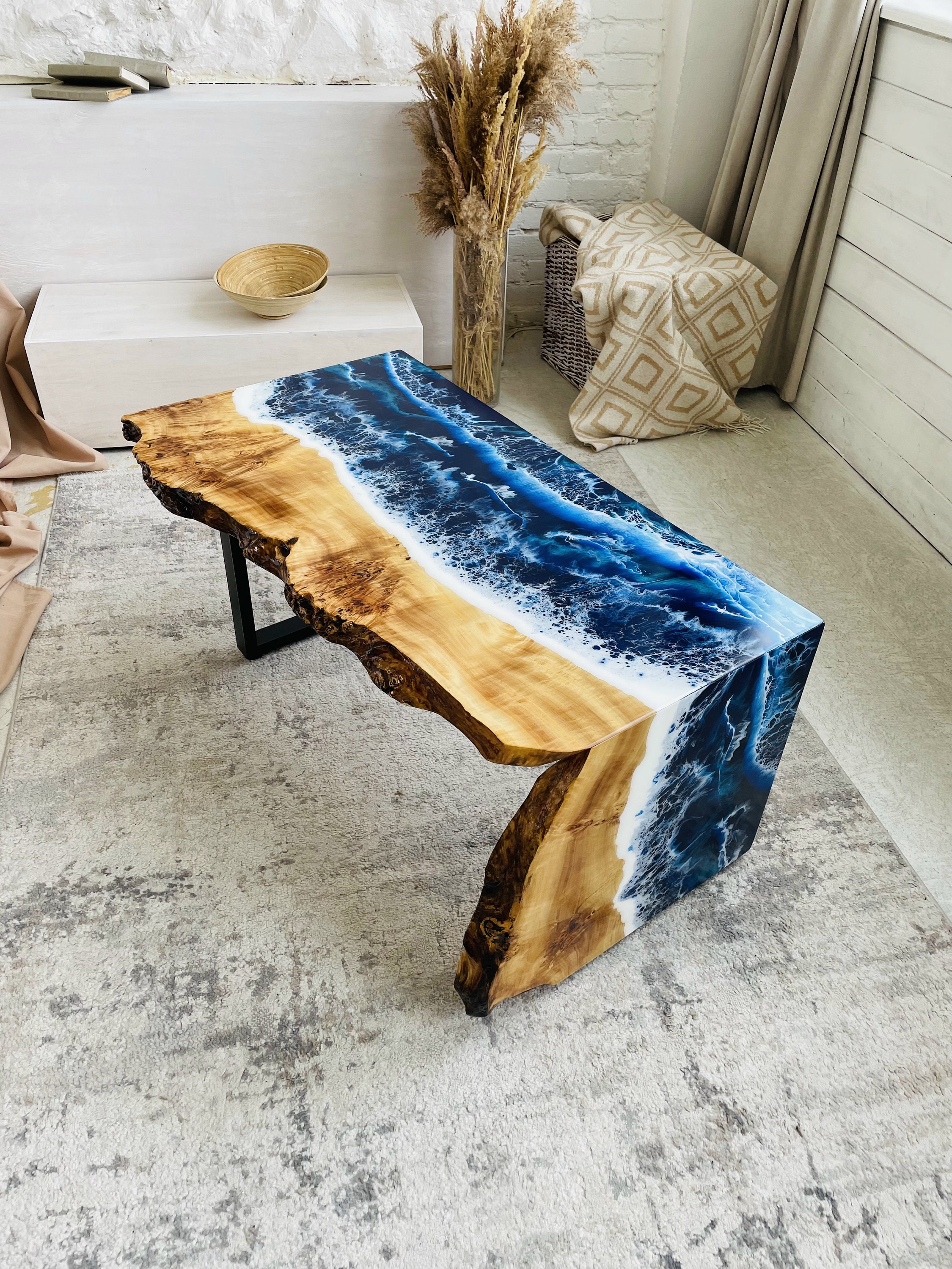 How to Make Epoxy River Side Coffee Table Course – Upstart Epoxy