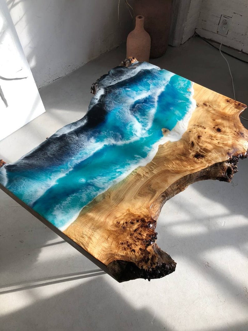 Dining Table Epoxy Furniture Epoxy Resin Home Decor Epoxy Etsy