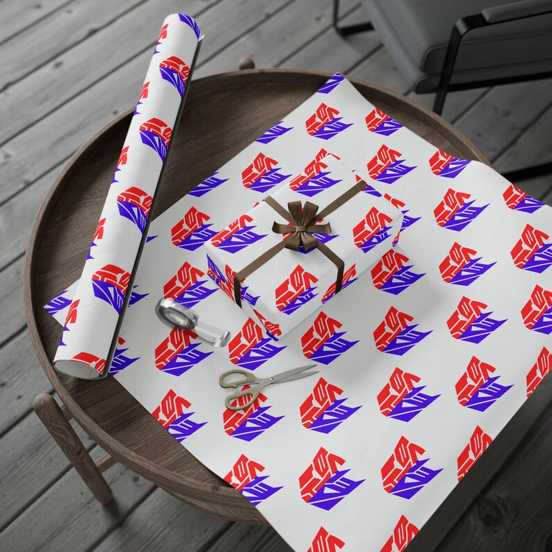 Transformers Wrapping Fun Transformers Wrapping Paper, Decepticons, Autobots, White, Colorful ...