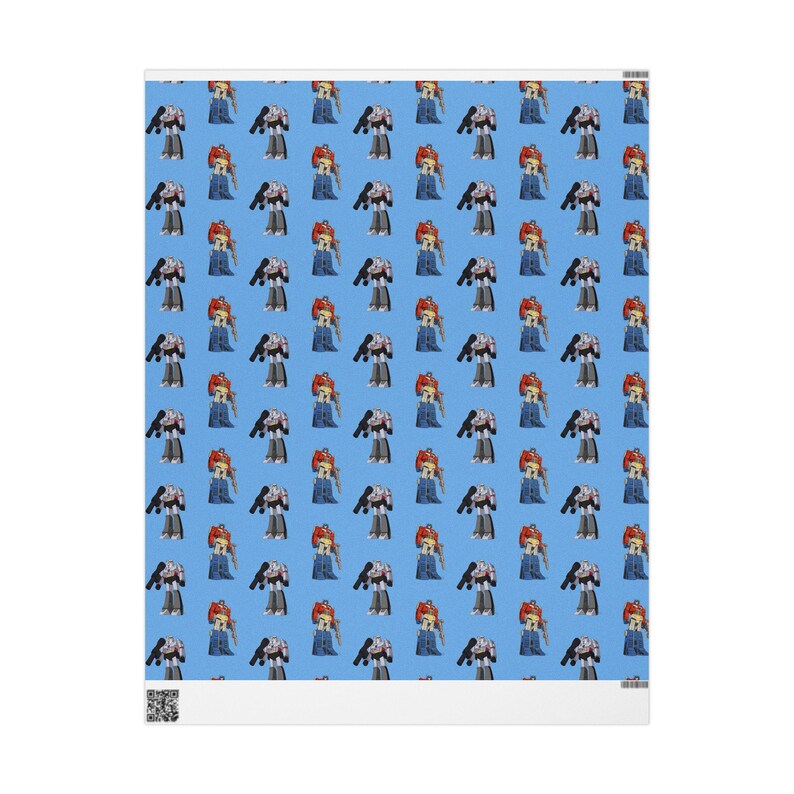 Transformers Wrapping Fun Transformers Wrapping Paper, Colorful Gift Wrap, Custom Gift ...