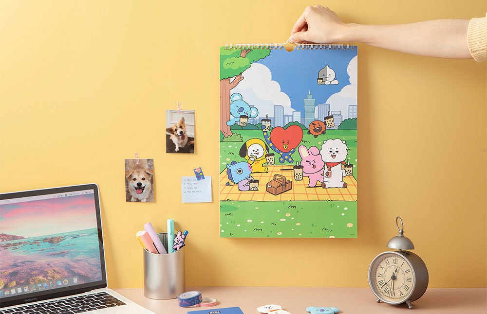 BT21 2023 Calendars. Korea Stationery. Korea Calendar. Etsy UK