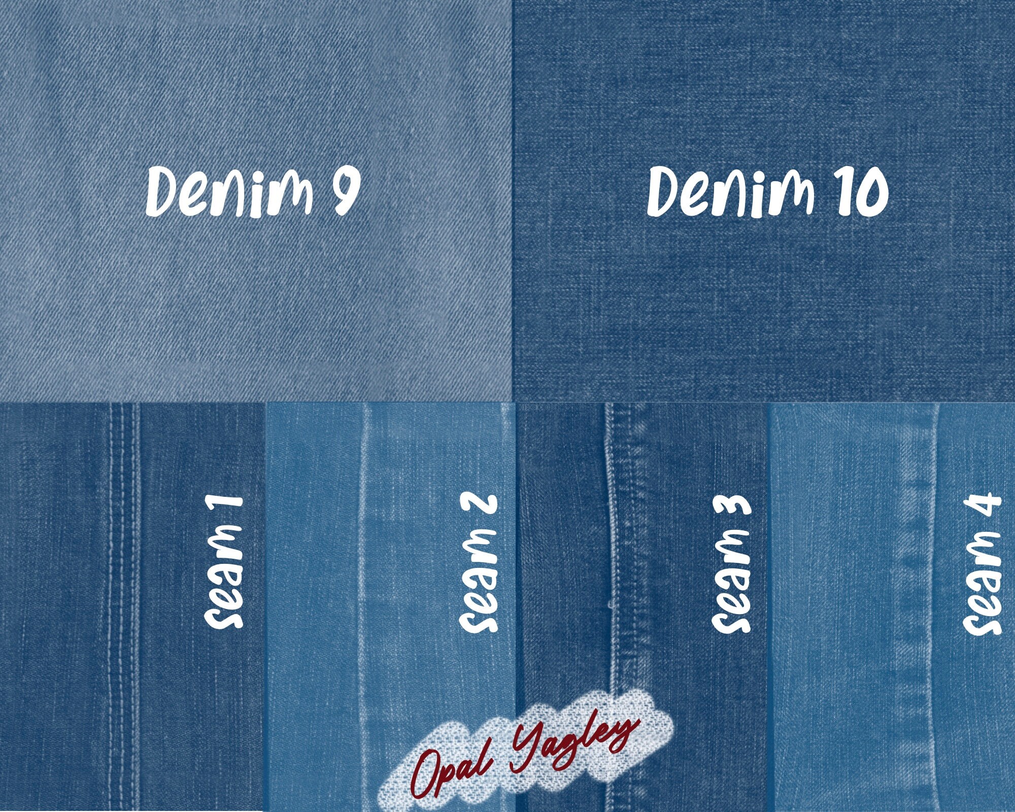 14 Denim Fabric Texture Procreate Brushes / Textile Brushes / Etsy Singapore