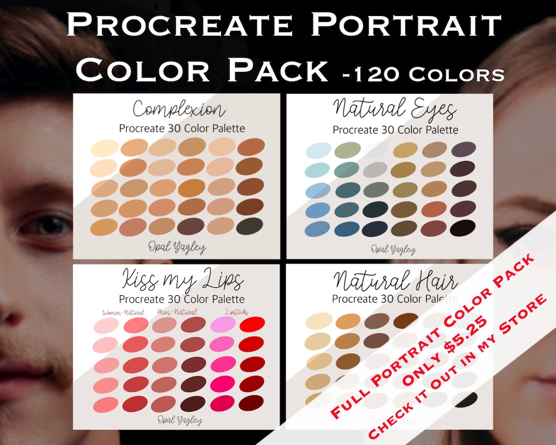 hair color palette procreate hair color palette procreate