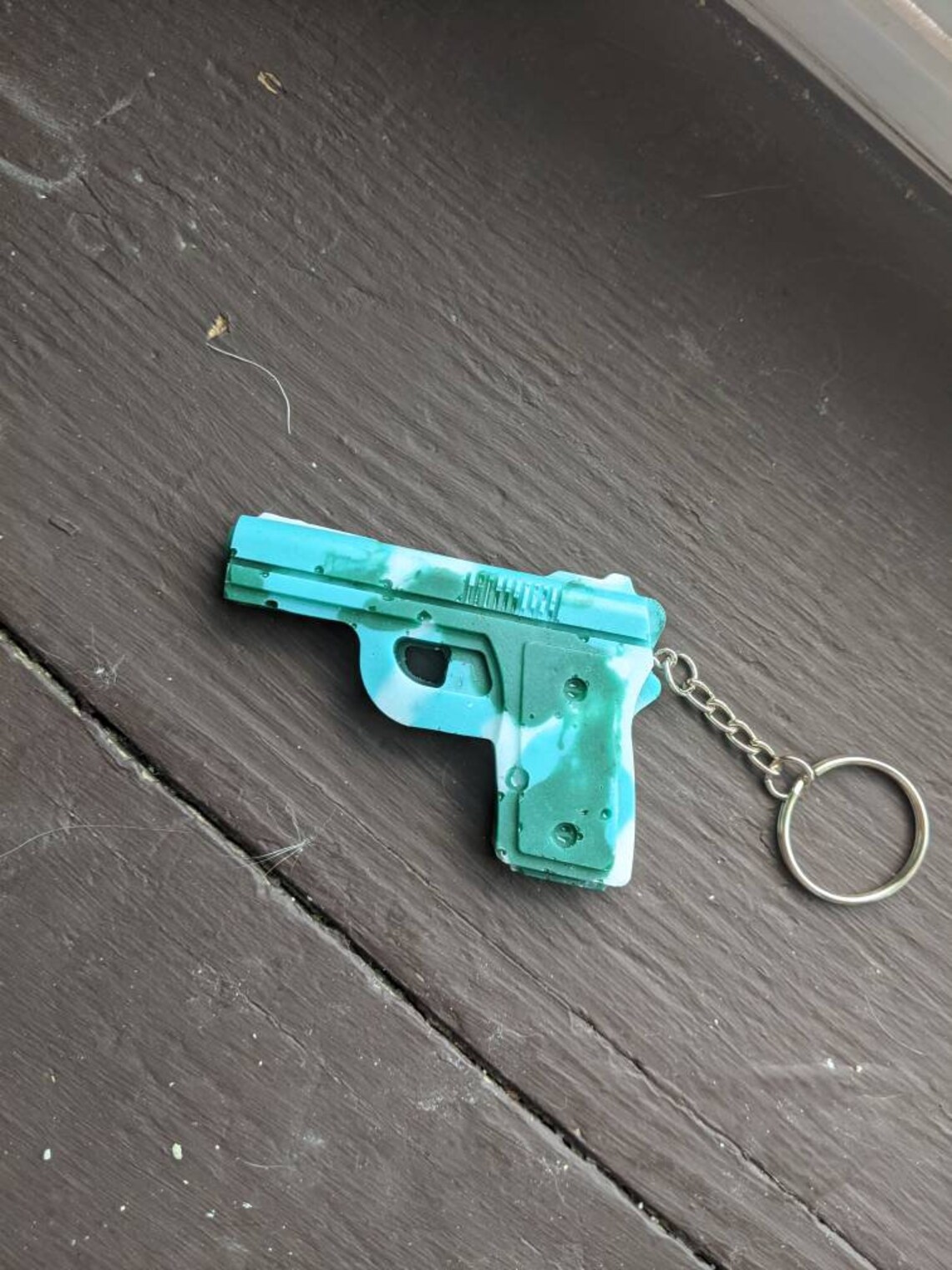 Mini Resin guns Resin Keychains space gun toy gift for Etsy