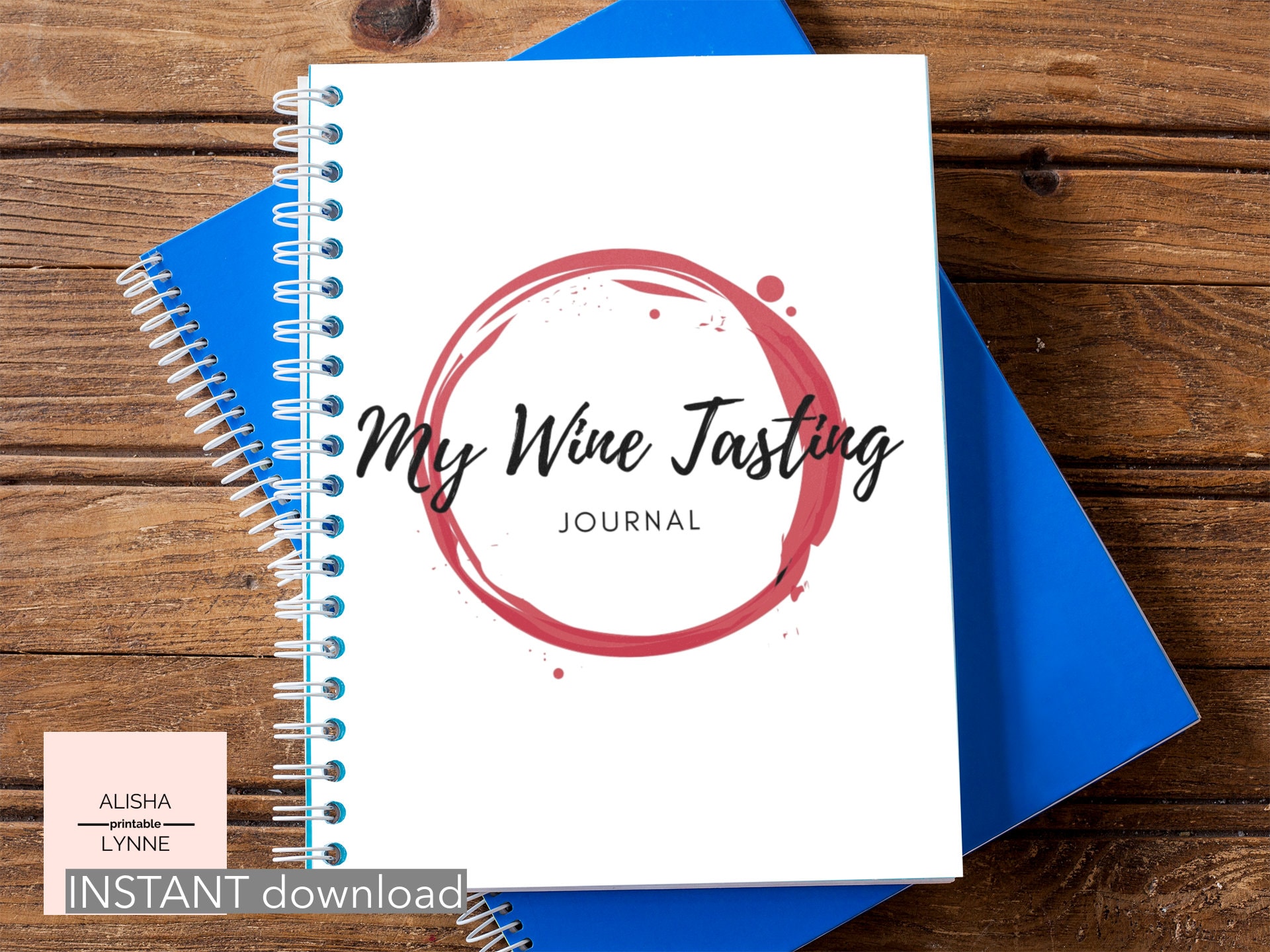 My Wine Tasting Journal Printable Instant Download Etsy