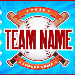Custom Baseball Banner TBall Banner Custom Banner Baseball Banner Team Banners Softball Banners Vinyl Banner Sports Team Banner Custom