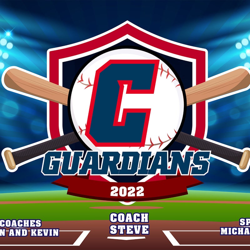 Guardians Baseball Banner - Etsy