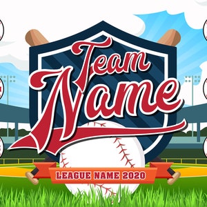 Custom Baseball Banner TBall Banner Custom Banner Baseball Banner Team Banners Softball Banners Vinyl Banner Sports Team Banners Custom