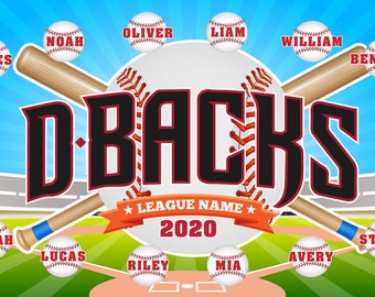 T-Ball Banner, TBall Banners, Baseball Banner, Team Banners, Softball Banners, Vinyl Banner, Sports Banners, Sports Team Banners