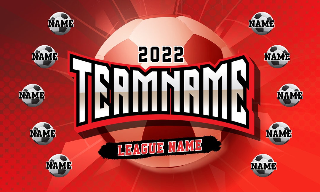 Soccer Banner, Soccer Banners, Soccer Team Banner, Team Banners, Custom