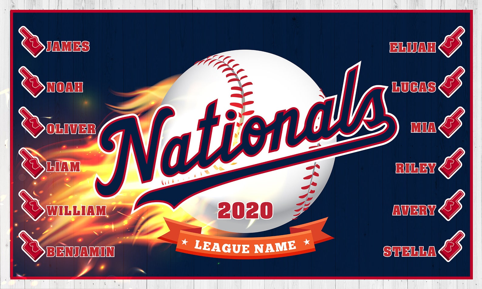 TBall Banner TBall Banners Baseball Banner Team Banners Etsy