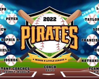 T-Ball Banner, TBall Banners, Baseball Banner, Team Banners, Softball Banners, Vinyl Banner, Sports Banners, Sports Team Banners