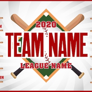 Custom Baseball Banner TBall Banner Custom Banner Baseball Banner Team Banners Softball Banners Vinyl Banner Sports Team Banners Custom