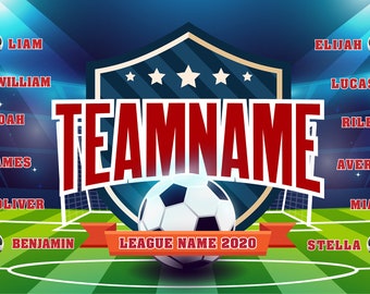 Soccer Banner, Soccer Banners, Soccer Team Banner, Team Banners, Custom Soccer banner, Vinyl Banner, Sports Banners, Sports Team Banners