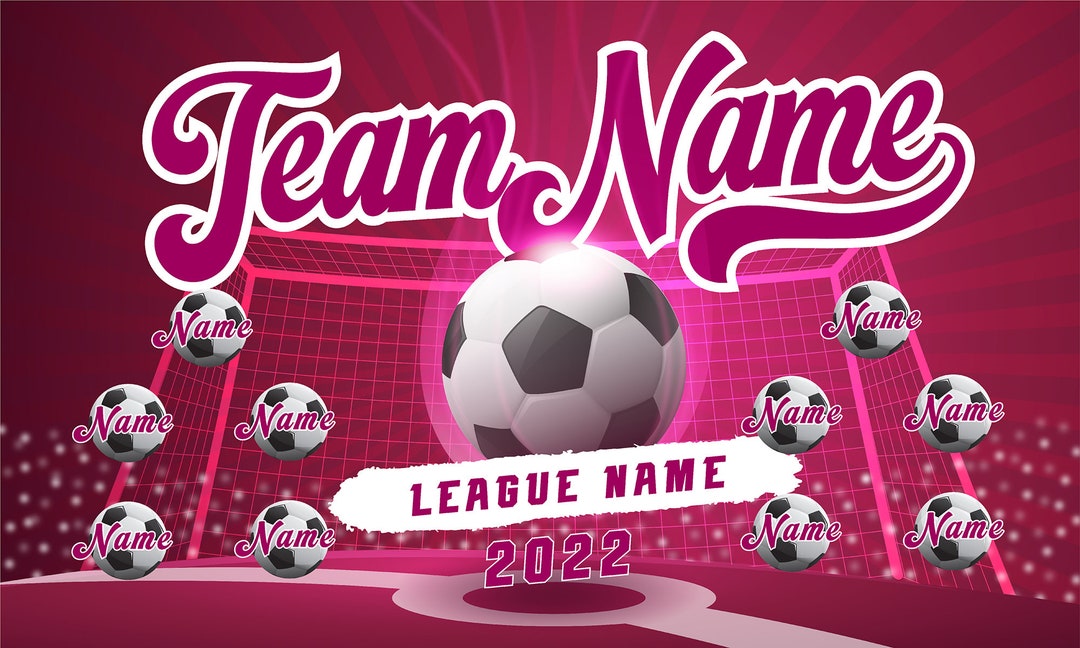 Soccer Banner, Soccer Banners, Soccer Team Banner, Team Banners, Custom