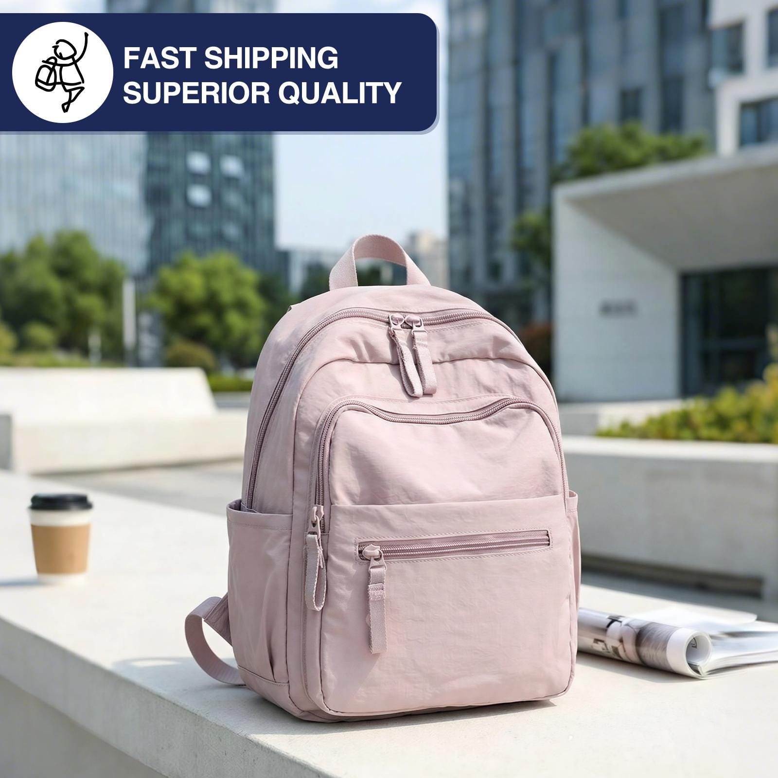 Mini Spring Backpacks Nylon Mini Backpack for Campus & Travel, Small Lightweight Rucksack ...
