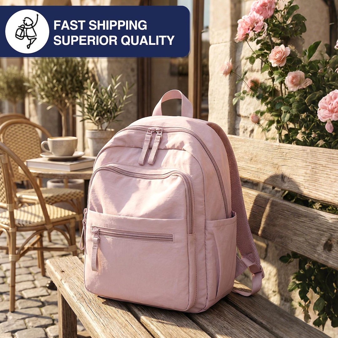 Mini Rucksack Backpack Nylon Mini Backpack for Campus & Travel, Small Lightweight Rucksack ...
