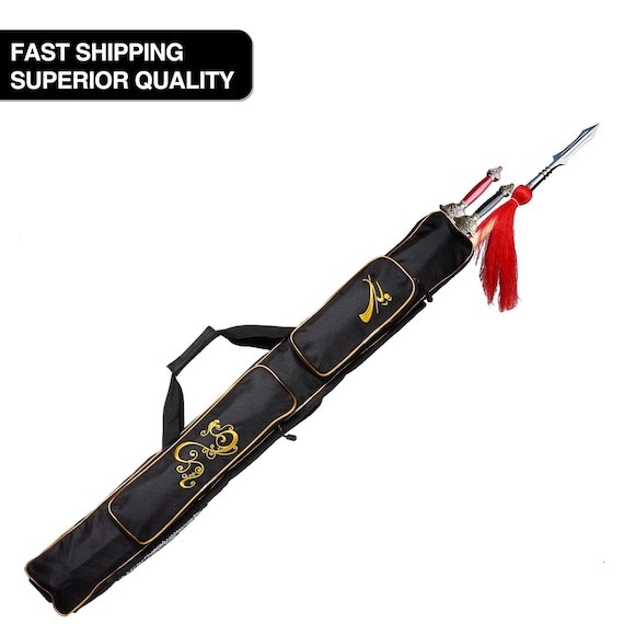 Martial Arts Sword Bag | Durable Polyester Storage Case with Adjustable Strap