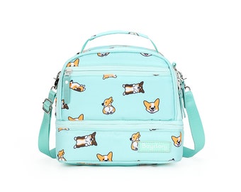 Corgi Lunch Bag: Leakproof 10L Tote - School, Work, Picnic