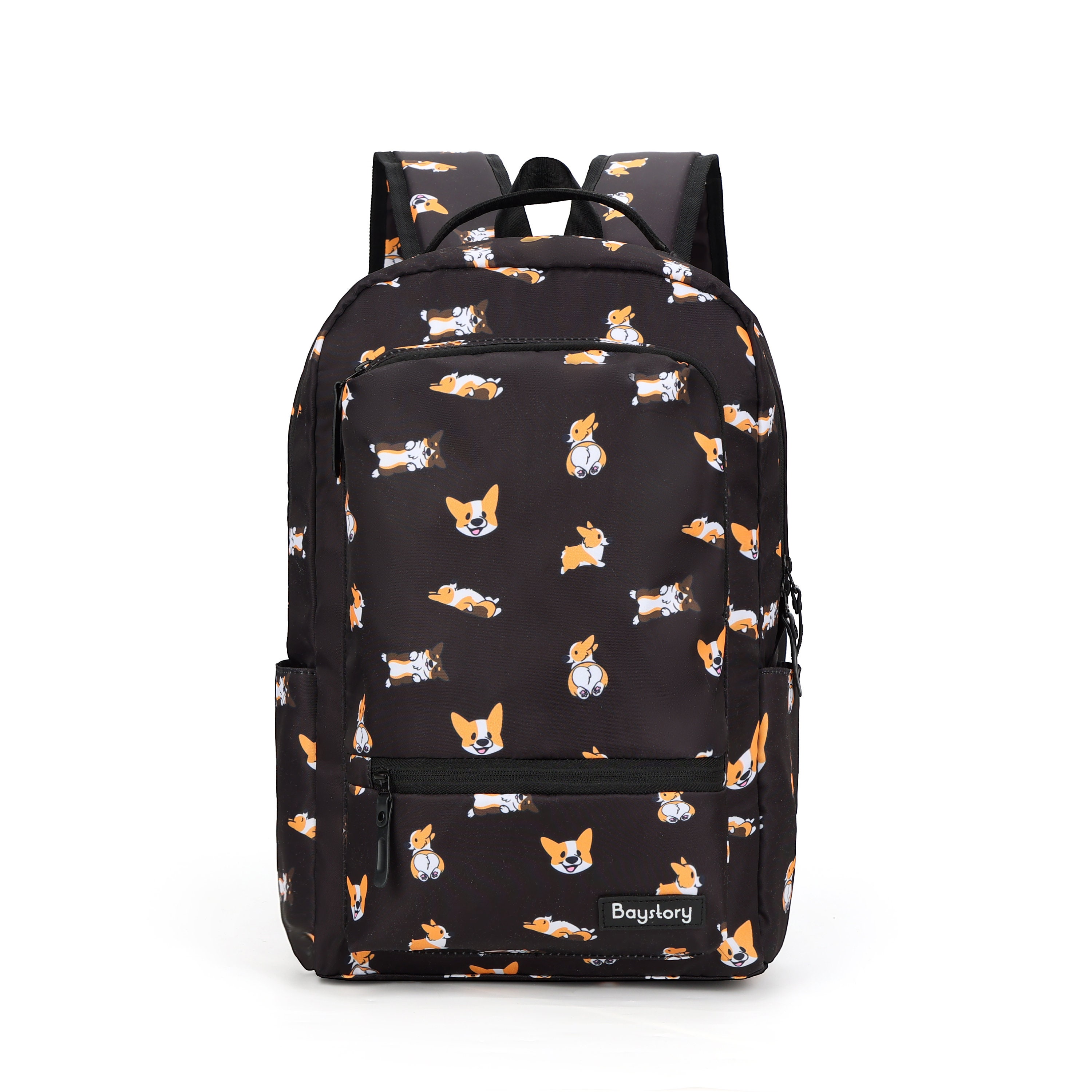 Waterproof Corgi Coffee Large Backpack for School Work Amazon.com: JIPONI Corgi Dog Animal Backpack For Women Men  main image 4