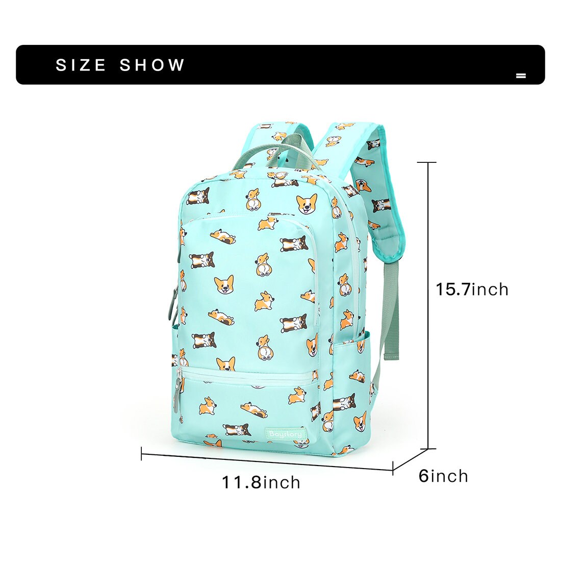 Corgi Backpack: 15-inch Laptop, Waterproof School Bag - Etsy display picture 1