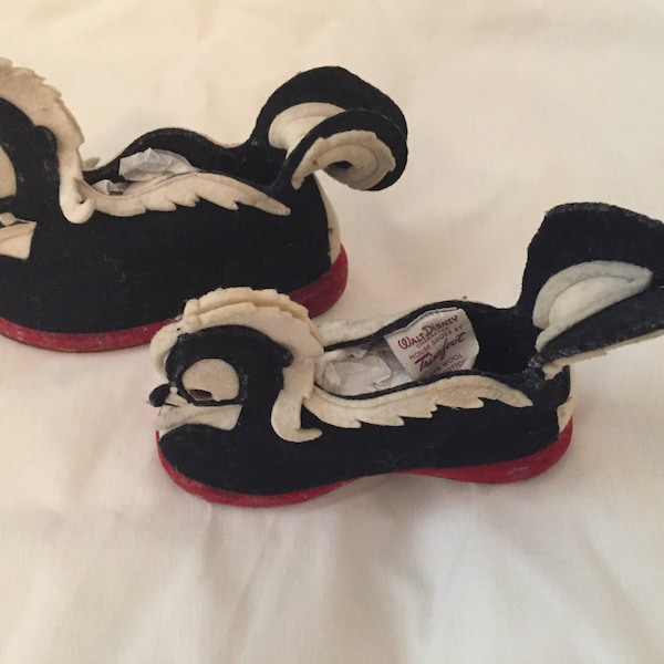 Flower the Skunk Slippers