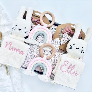 Baby Geschenk für Zwillinge, Zwillingsmädchen Baby Geschenk, Zwillingsmädchen Geschenk, Zwillinge Babypartygeschenke, Mädchen Zwillinge Geschenk, personalisierte Zwillinge kommen nach Hause Outfits