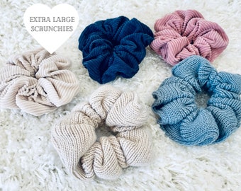 Build A Box Item, Hair Scrunchies, Corduroy Hair Scrunchies, Knit Hair Scrunchies, Gift For New Mom, Hair Tie, Elastic Hair Ties