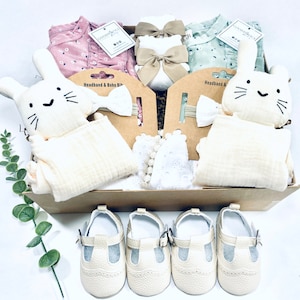 Zwillings-Baby-Mädchen Geschenk, Zwillings-Mädchen-Geschenkkorb, Geschenk für Zwillingsmädchen, Baby-Dusche-Geschenk für Zwillingsmädchen, Baby-Geschenkideen für Zwillinge