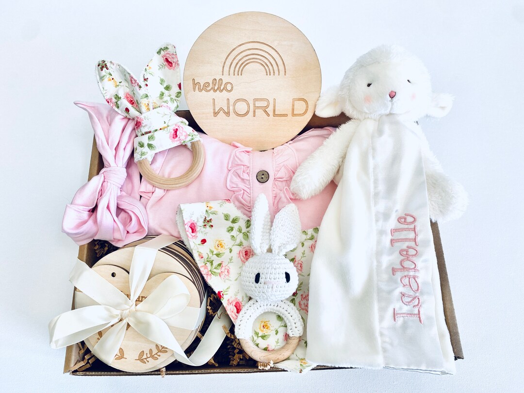Baby Care Package, Gift for Baby Girl, Gift Basket for Baby