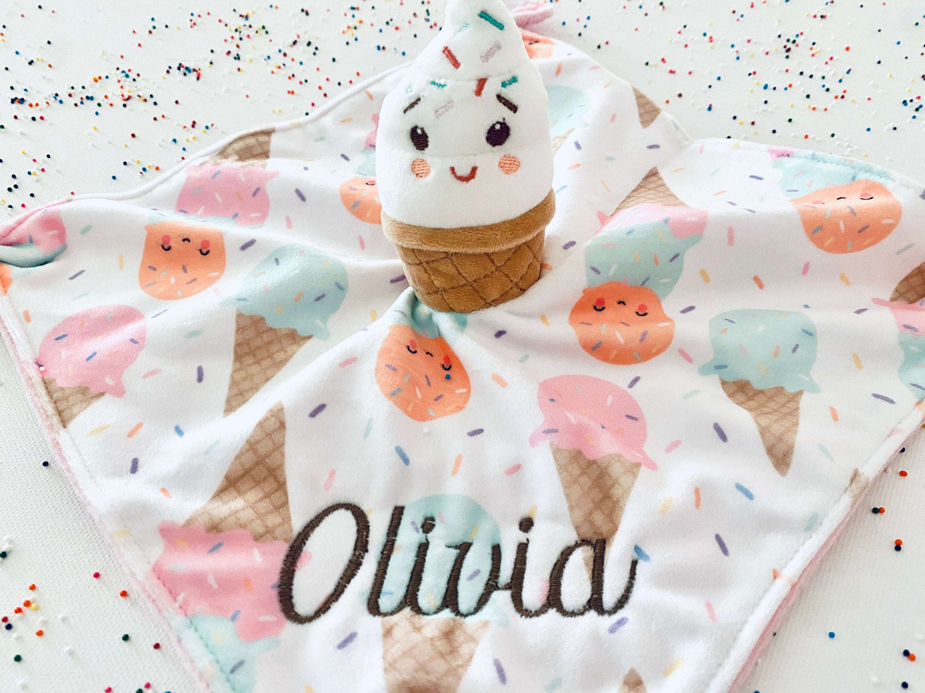 Baby Blanket, Personalized Baby Blanket, Soothie Blanket, Security