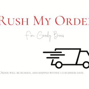 Rush My Order 1-2 Business Days Processing