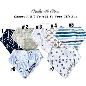 Build A Box - Baby Bibs, Personalized Baby Bibs, Baby Boy Bib