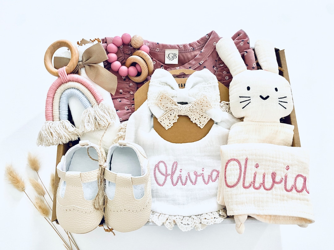 Baby Girl Shower Gift, Newborn Baby Gift, Baby Gift Set, Baby Girl