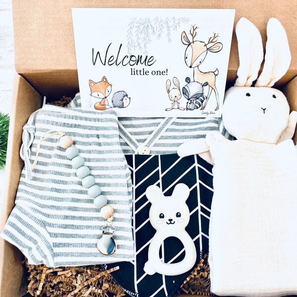 New Baby Boy Gift Box Set , Welcome Baby Gift Set, Baby Boy Gift Box, Baby Shower Gift, Baby Boy Personalized Gift, Present For Baby