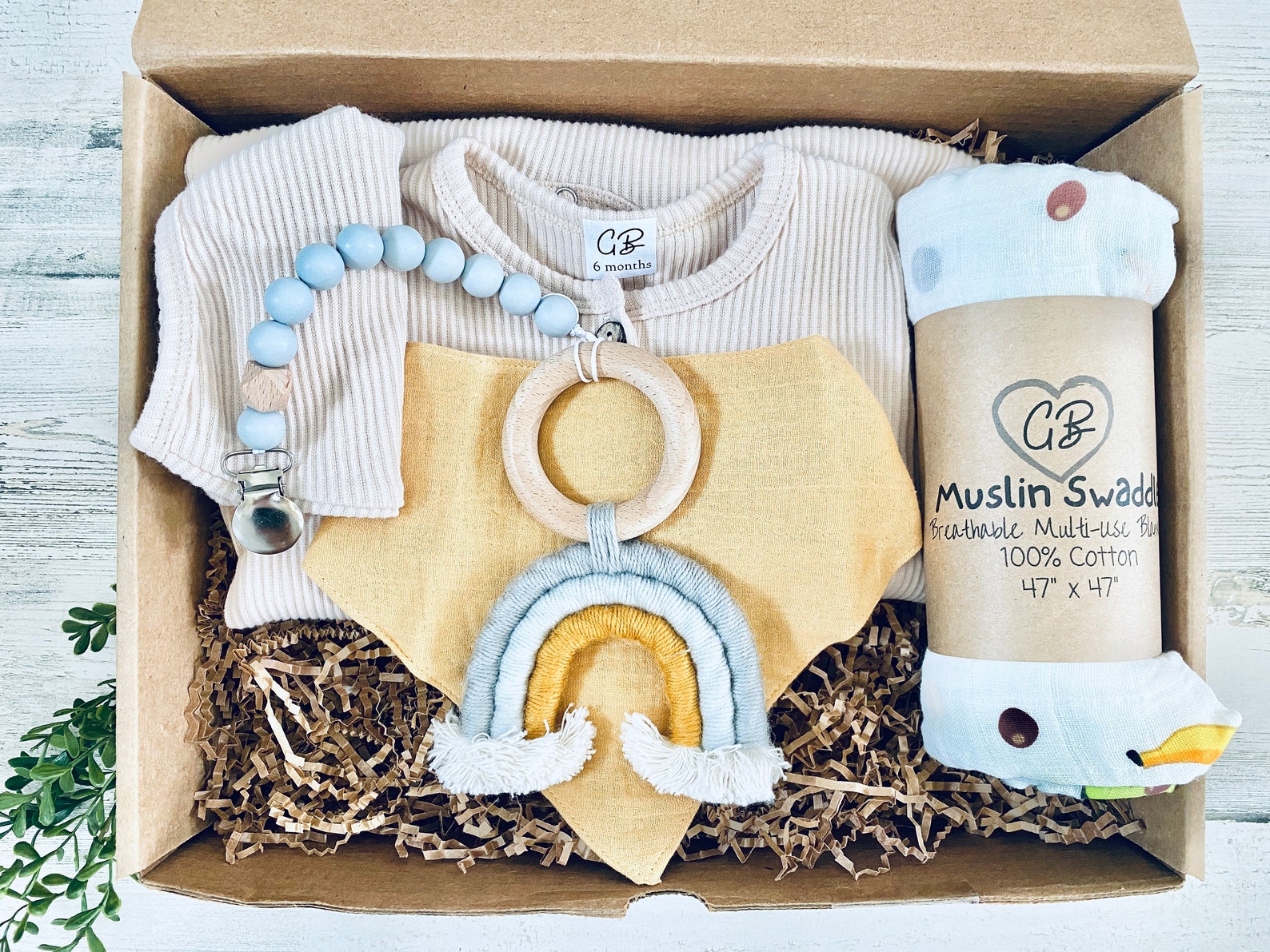 Geschenkkorb für Babys Personalisiertes Geschenk für Babys Etsy